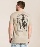 True As The West T-Shirt - Authentic Design with Distinctive Features, Ideal for Casual Wear Crewneck Menswear