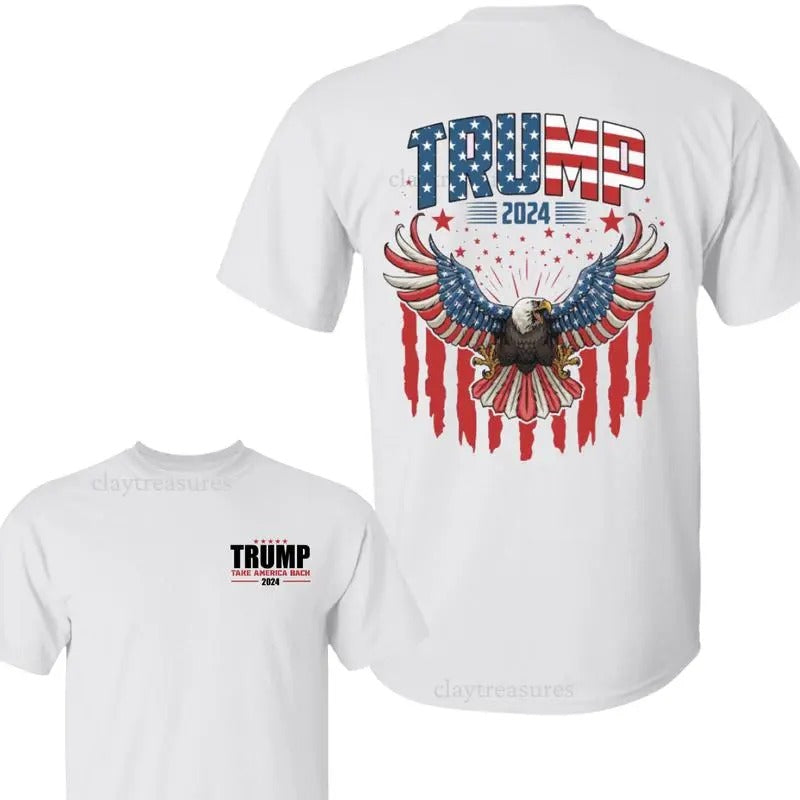 Trump Eaagle TShirt, Patriotic Day Gifts, Election 2024 Shirt, Make America Great Again, Gifts for Trum Supporter, Full Size