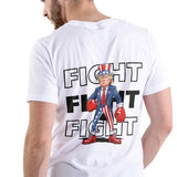 Trump Fight Fight Fight Men's T-Shirt, Menswear Crewneck, Cotton maga shirt trump vance t shirt funny meme