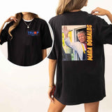 Trump Mc Donalds- MAGA Donalds T-shirt for Men and Women Cotton Menswear Shirt Top Crewneck Fabric