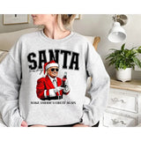 Trump Santa Baby Christmas Sweatshirt  Humorous Trump Christmas T-Shirt Christmas Republican Sweater Christmas Santa Trump Hoodie