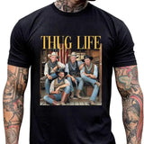 Trump Vance Elon Kennedy Thug Life Shirt, Trump Cowboy Shirt, Dark MAGA Tee, Dream Team, Election 2024 Shirt, Gift For Trump Supporter, Full Size