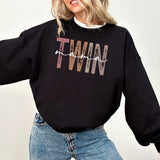 Twin Mama Sweatshirt, Twin Mom Crewneck Shirt, Girl Mam Club Sweater, Gift for Mom, Boy Mama Tee, Cute Mom T-Shirt, Mom Life Sweatshirt Gift