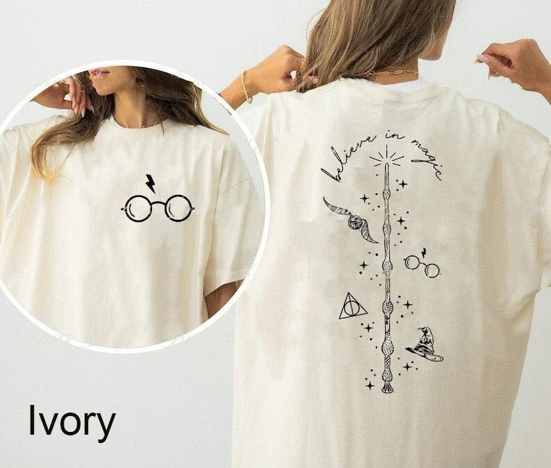Two Sided Wizard Castle Book Comfort Colors Shirt, Potter World Tee Best Price