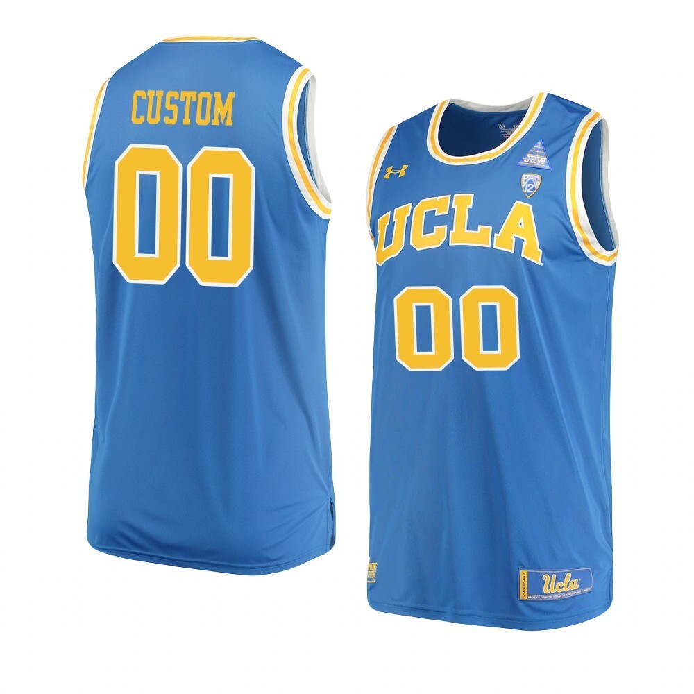 UCLA Bruins Custom College Basketball Replica Performance Jersey Blue