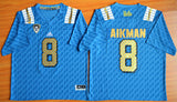 UCLA Bruins #8 Troy Aikman blue