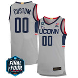 UConn Huskies 2023 Final Four College Basketball Limited Custom Jersey – Gray