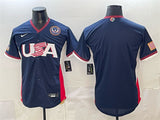 USA Baseball Blank Navy 2026 World Baseball Classic United States 250th Anniversary