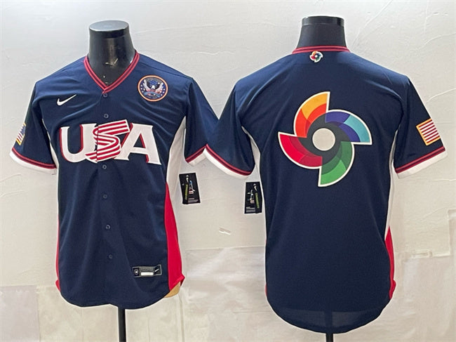 USA Baseball Team Big Logo Navy 2026 World Baseball Classic United States 250th