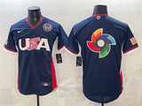 USA Baseball Team Big Logo Navy 2026 World Baseball Classic United States 250th