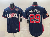 USA Baseball #29 Cal Raleigh Navy 2026 World Baseball Classic United States