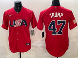 USA Baseball #47 Trump White 2026 World Baseball Classic 26 World Cup