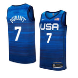 USA Dream Team 14 #7 Durant Tokyo Olympics Team USA Blue Style 5