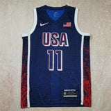 USA #11 Joel Embiid Hot Press Dream Team 16 Navy Striped 6 # s-xxl Style 2