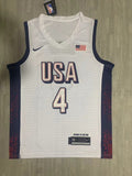 USA #4 Curry Team USA 4 White Style 2