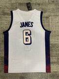 USA #6 James Team USA 6 White Style 1