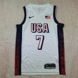 USA #7 Kevin Durant Hot Press Dream Team 16 White s-xxl Style 2