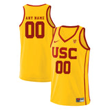 USC Any Name 00 Yellow Basketball