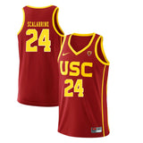 USC Scalabrine 24 Red Basketball