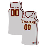 USC Trojans Any Name 00 White Basketball