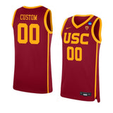 USC Trojans Custom Replica College Basketball Jersey Red