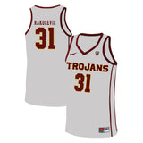 USC Trojans Rakocevic 31 White Basketball