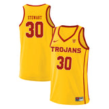 USC Trojans Stewart 30 Yellow Basketball