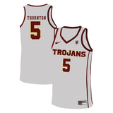 USC Trojans Thornton 5 White Basketball