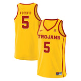 USC Trojans Vucevic 5 Yellow Basketball