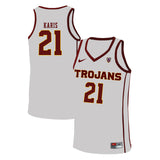 USC Trojans karis 21 White Basketball