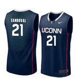 Uconn Huskies SANDOVAL 21 Men Blue