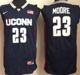 Uconn Huskies #23 Maya Moore Blue