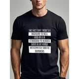 Ultra-Soft 100% Cotton Men's T-Shirt - Humorous 'Highway to Hell, Stairway to Heaven' Graphic Tee, Crew Neck, Casual Fit - Perfect for All Seasons Made in USA