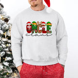 Uncle Claus Faux Embroidery Unisex Sweatshirt