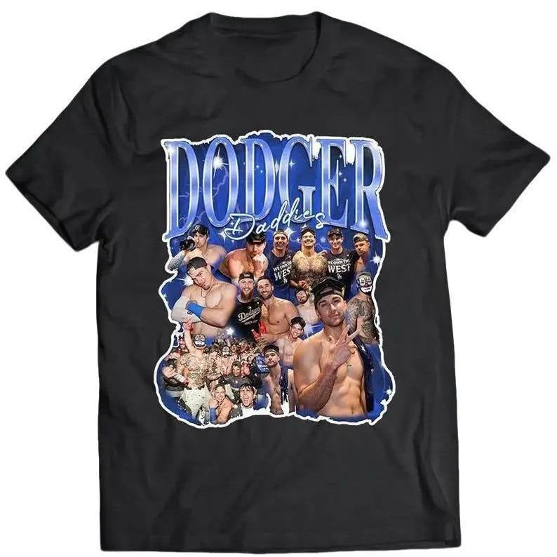 Unisex #DodgersDaddies T-Shirt, Vintage tee, Unisex shirt Menswear Top