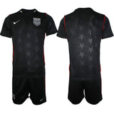 United States Blank Black 2026 Away Soccer Jersey Suit