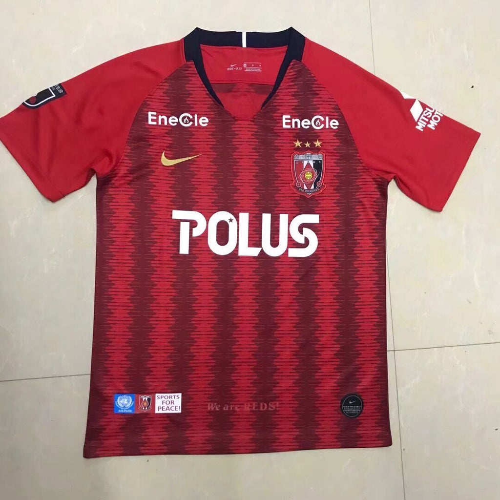 Urawa Red Diamonds home red soccer jersey 19-20 season