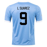 Uruguay 9 Luis Suárez Home Style 1
