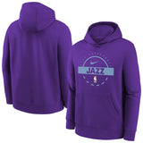 Utah Jazz Purple 2025 26 Practice Club Pullover Hoodie