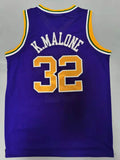 Utah Jazz #32 Karl Malone Jazz 32# Retro - Purple Style 1
