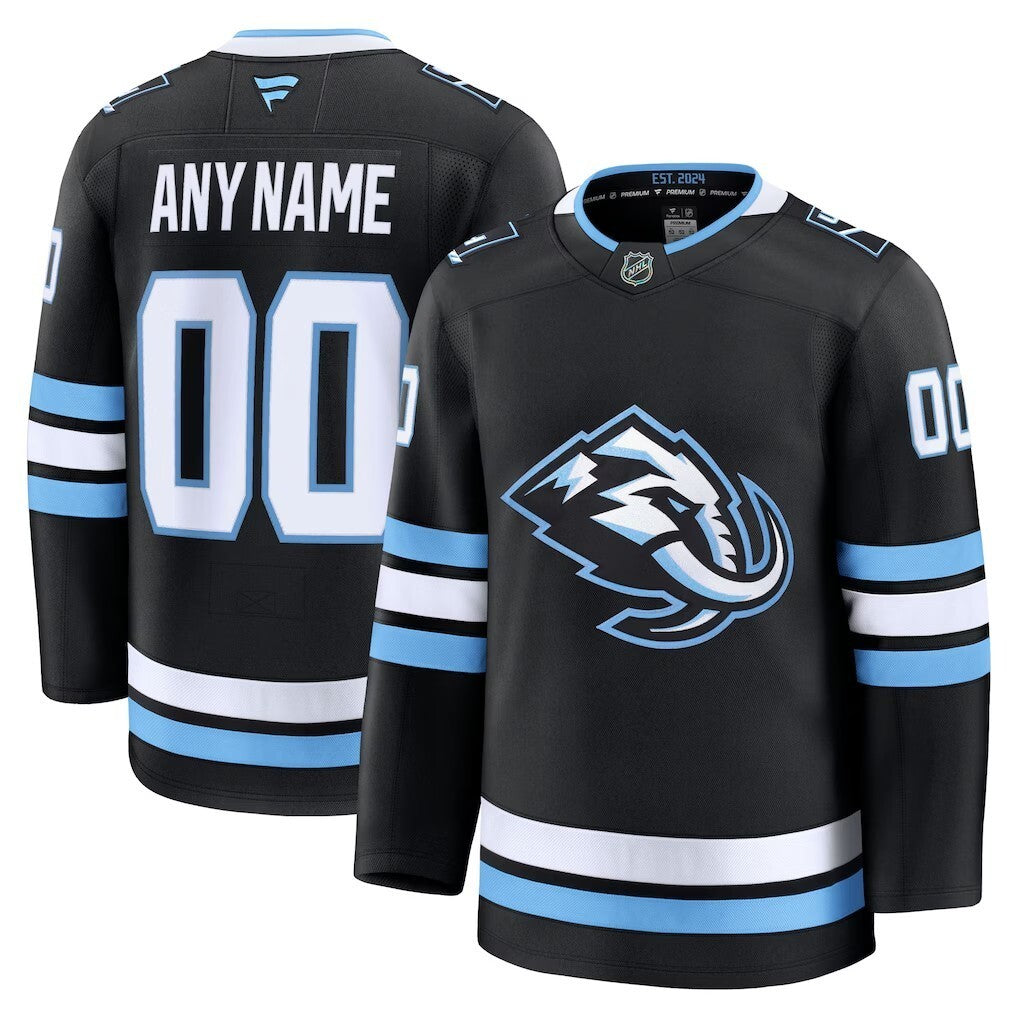 Utah Mammoth Fanatics Home Premium Custom Jersey - Black