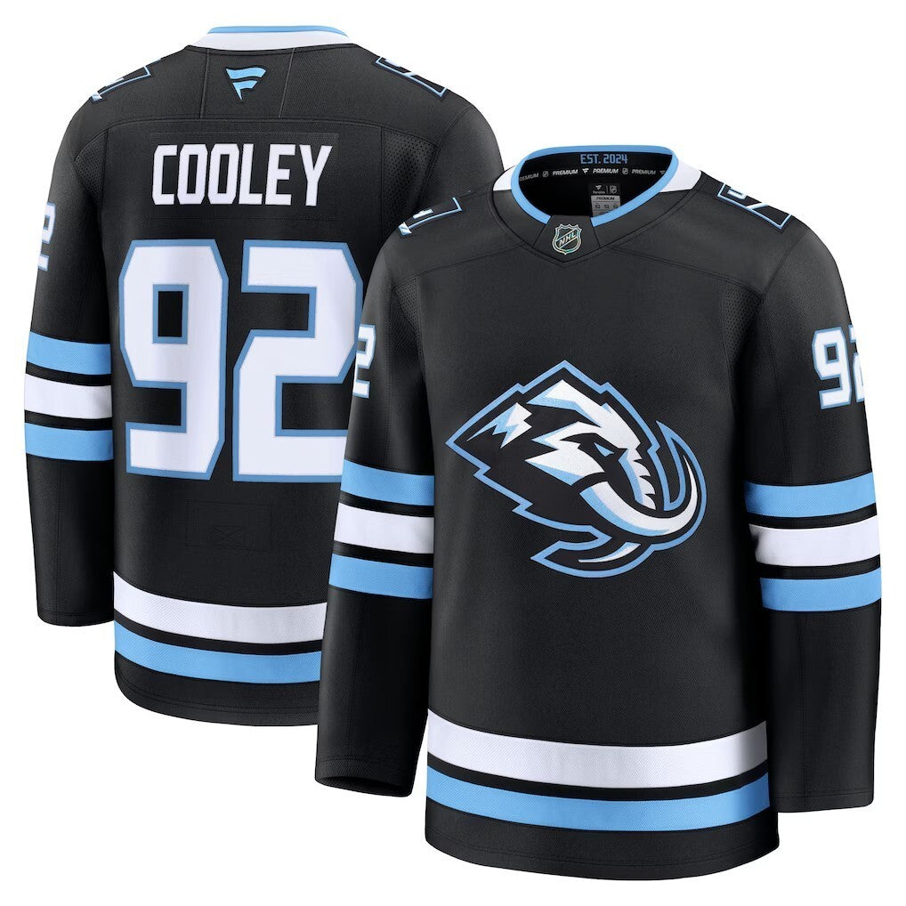 Utah Mammoth #92 Logan Cooley Home Premium Player Jersey - Black