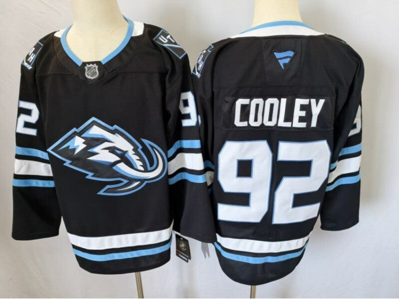 Utah Mammoth #92 Logan Cooley Utah Mammoth Style 1