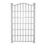 Large, 8-Ft x 4.5-Ft, Outdoor, White, Vinyl, Garden Trellis, Privacy Screen