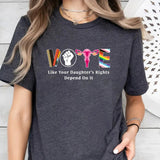 VOTE Shirt, Vote Like Your Daughter's Rights Depend On It Shirt, Democrat Election Day Shirt, Reproductive Rights Shirt, Banned Books BLM Shirt, Vote Tee