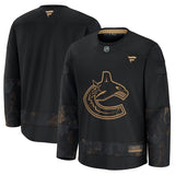 Vancouver Canucks 2024 Military Appreciation Practice Jersey - Black
