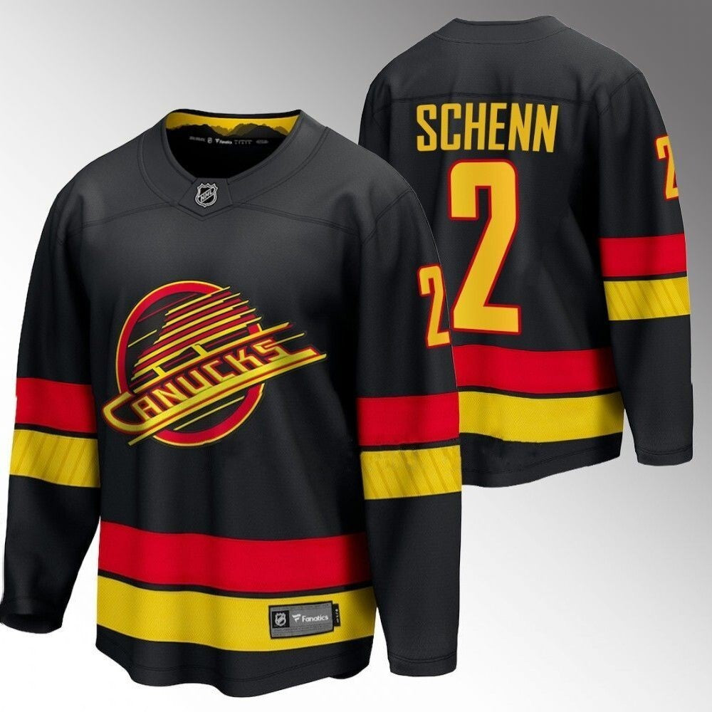 Vancouver Canucks #2 Luke Schenn Black 2023-24 Alternate