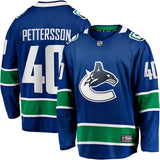 Vancouver Canucks #40 Elias Pettersson Branded Home Breakaway Jersey - Blue
