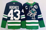 Vancouver Canucks #43 Quinn Hughes Style 4
