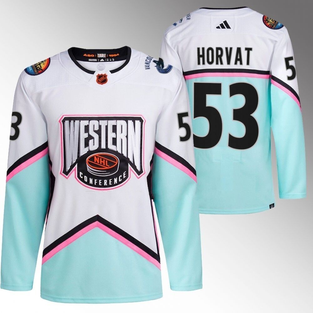 Vancouver Canucks #53 Bo Horvat White 2023 NHL All-Star Western Conference Authentic Jersey